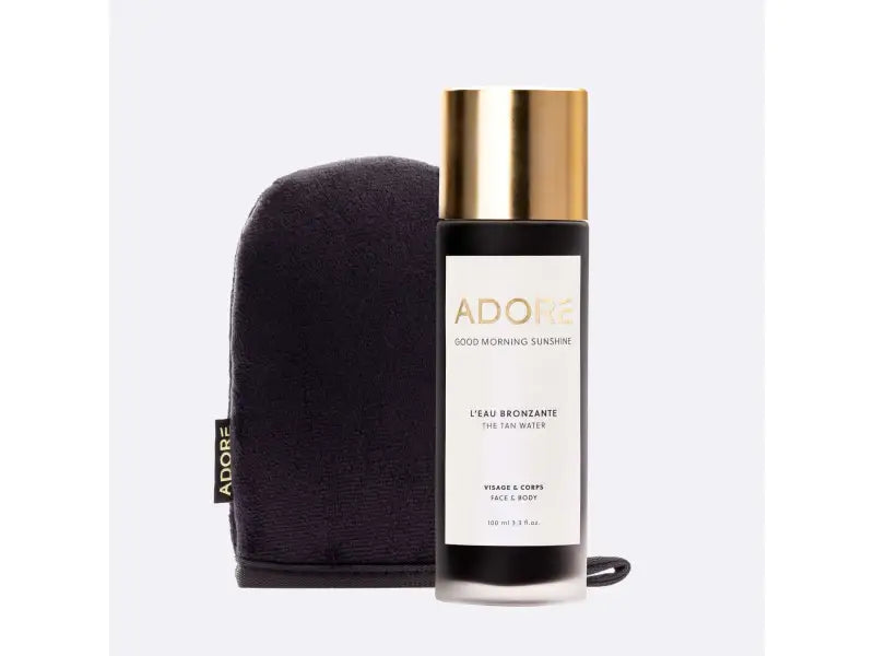 L’EAU Bronzante visage et corps + gant ADORE - lotion bronzante