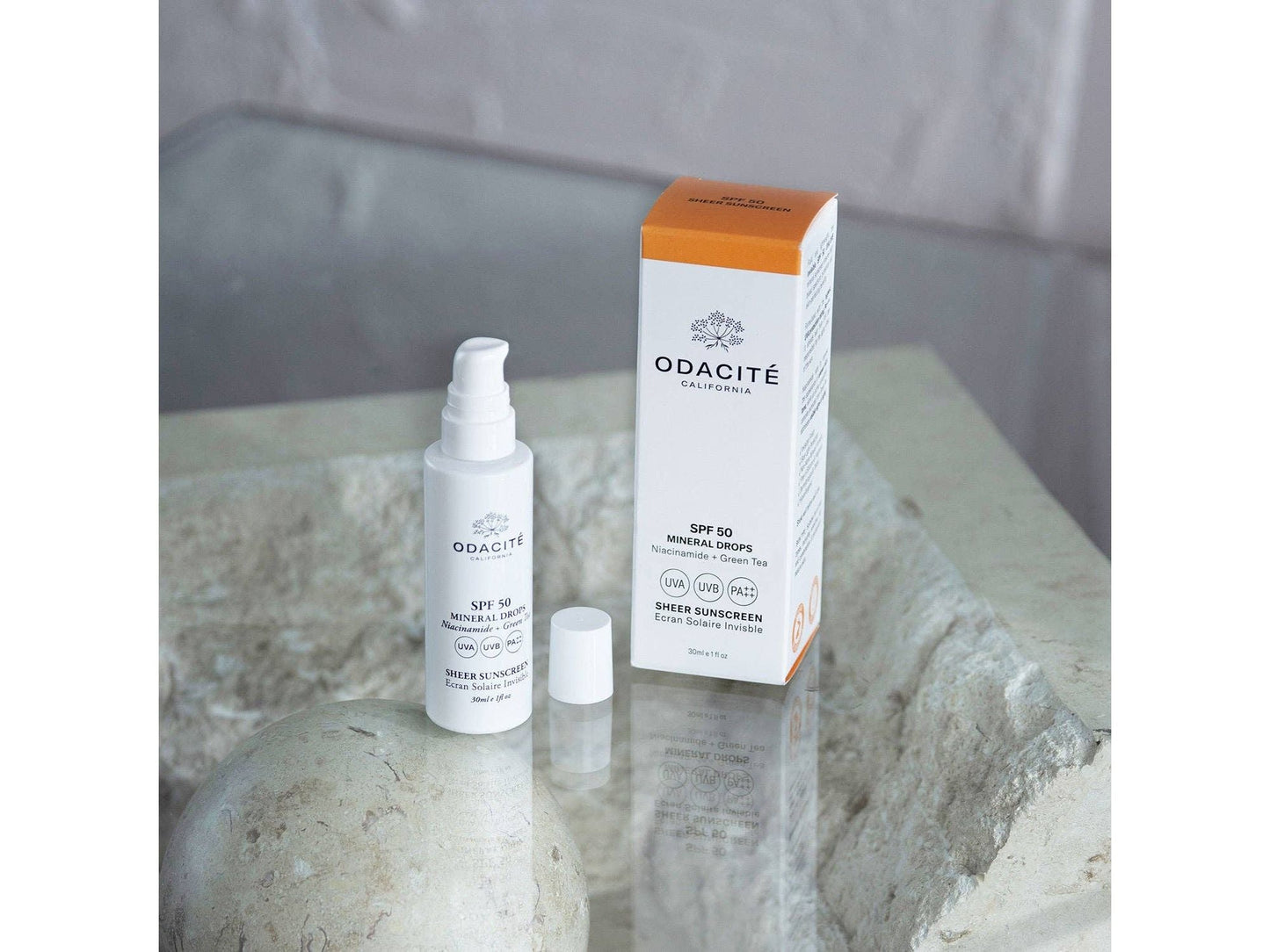 SPF 50 MINERAL DROPS Ecran Solaire ODACITE - Arhø Beauty